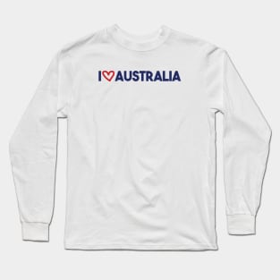 I Love Australia Long Sleeve T-Shirt